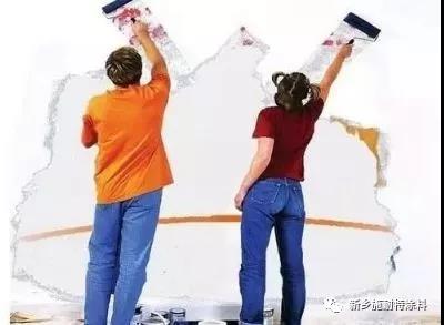 真石漆成片脫落，沒團結好膩子和底漆